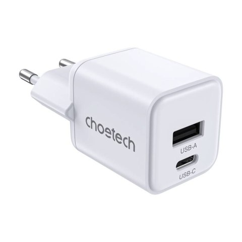Ładowarka sieciowa Choetech PD30W Dual Ports 1C1A (biała) Ładowarka sieciowa Choetech PD30W Dual Ports 1C1A (biała)