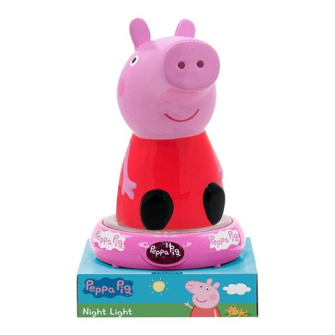 Lampka nocna z figurką Świnka Peppa, KiDS Licensing Lampka nocna z figurką Świnka Peppa, KiDS Licensing