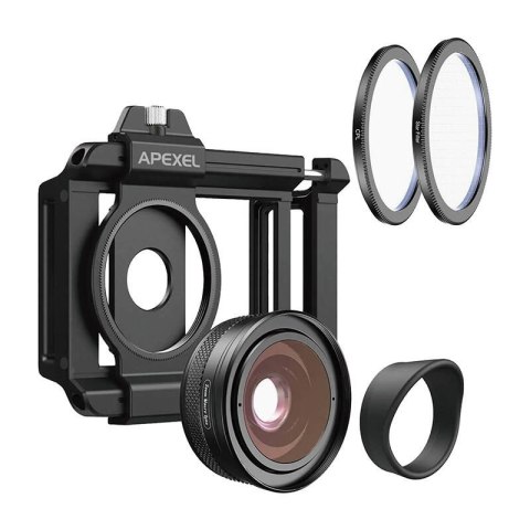 Obiektyw makro 10-20x do smartfona / telefonu Apexel ZM-100, F1.05 Obiektyw makro 10-20x do smartfona / telefonu Apexel ZM-100, F1.05