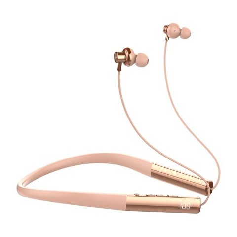 Słuchawki bezprzewodowe typu neckband LDNIO N01 (różowe złoto) Słuchawki bezprzewodowe typu neckband LDNIO N01 (różowe złoto)