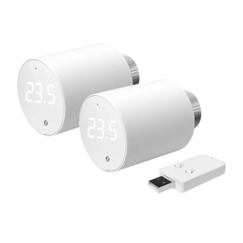 Głowica termostatyczna Shelly WiFi/BLU TRV (2 sztuki z centralką) Głowica termostatyczna Shelly WiFi/BLU TRV (2 sztuki z centralką)