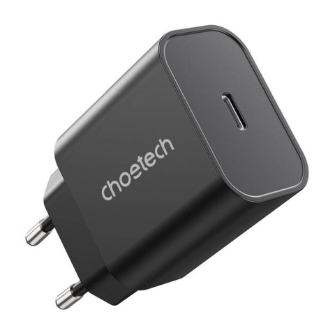 Ładowarka sieciowa Choetech Q5004-BK-V2 PD20W (czarna) Ładowarka sieciowa Choetech Q5004-BK-V2 PD20W (czarna)