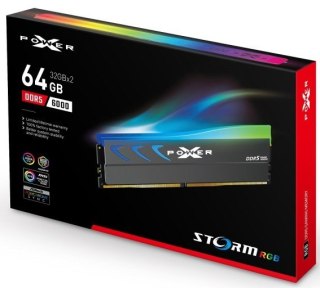 Pamięć DDR5 XPOWER Storm RGB 64GB/6000 2*32GB CL38 Grey