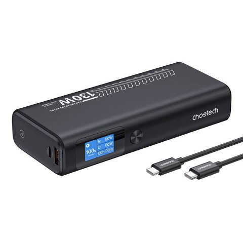Power Bank Choetech B702 20000mAh PD100W 2C1A (szary) Power Bank Choetech B702 20000mAh PD100W 2C1A (szary)