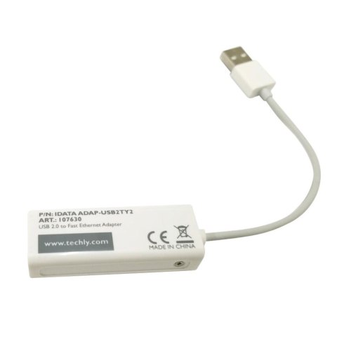 TECHLY KARTA SIECIOWA ADAPTER USB-A 2.0 NA RJ45 10 TECHLY KARTA SIECIOWA ADAPTER USB-A 2.0 NA RJ45 10