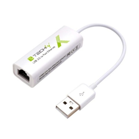 TECHLY KARTA SIECIOWA ADAPTER USB-A 2.0 NA RJ45 10 TECHLY KARTA SIECIOWA ADAPTER USB-A 2.0 NA RJ45 10