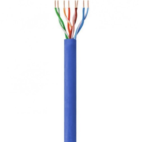 Techly Kabel Skrętka Kat 6 UTP Drut 305m Box Niebieska SOHO CCA Techly Kabel Skrętka Kat 6 UTP Drut 305m Box Niebieska SOHO CCA