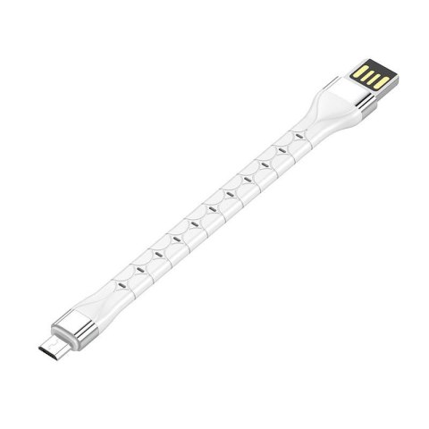 Kabel USB - Micro USB LDNIO LS50 0,15m (biały) Kabel USB - Micro USB LDNIO LS50 0,15m (biały)