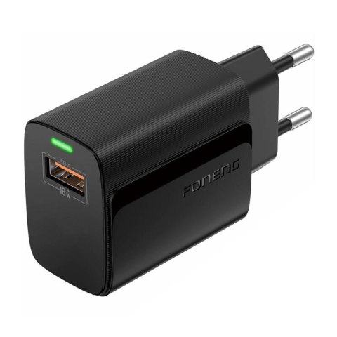Ładowarka Foneng EU64 USB-A Czarna Ładowarka Foneng EU64 USB-A Czarna