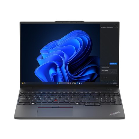 Lenovo ThinkPad E16 G2 Core Ultra 5 125U 16.0"WUXGA IPS 300nits AG 16GB DDR5 SSD512 Arc 57Wh W11Pro 3Y OnSite Graphite Black