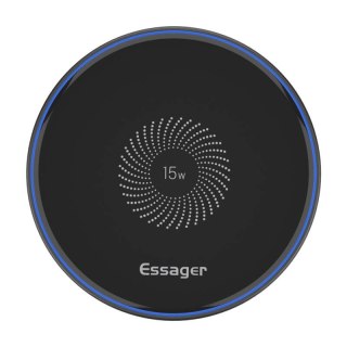 Magnetyczna ładowarka indukcyjna, Essager, EWXZMX-JMB01, 15W (czarna)