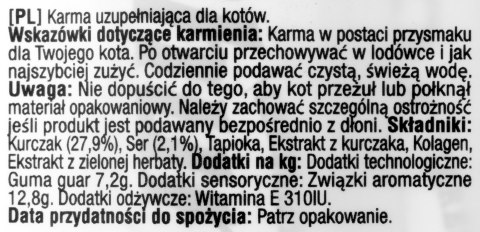 Przysmak CHURU Kurczak z serem dla kota 4x14g Przysmak CHURU Kurczak z serem dla kota 4x14g