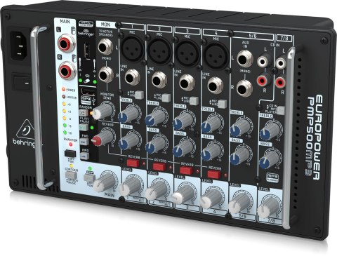 Behringer PMP500MP3 mikser audio 8 kan. Czarny Behringer PMP500MP3 mikser audio 8 kan. Czarny