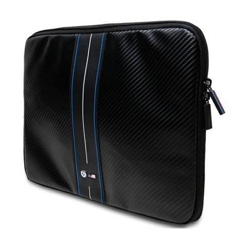 BMW Carbon Blue Stripes Sleeve - Etui na notebook 13" / 14" (czarny) BMW Carbon Blue Stripes Sleeve - Etui na notebook 13" / 14" (czarny)