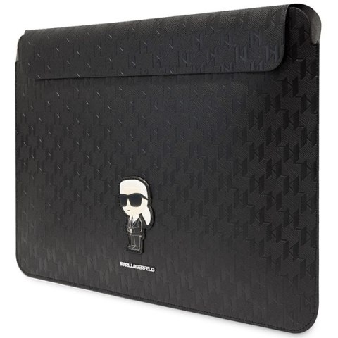 Karl Lagerfeld NFT Saffiano Monogram Ikonik Karl Sleeve - Etui na notebook 14" (Czarny) Karl Lagerfeld NFT Saffiano Monogram Ikonik Karl Sleeve - Etui na notebook 14" (Czarny)