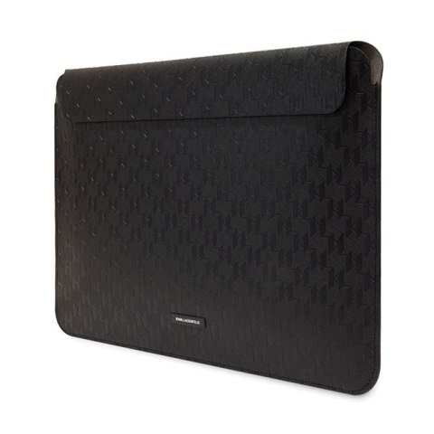 Karl Lagerfeld Saffiano Monogram Plaque Sleeve - Etui na notebook 14" (Czarny) Karl Lagerfeld Saffiano Monogram Plaque Sleeve - Etui na notebook 14" (Czarny)
