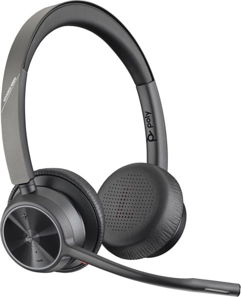 Poly Voyager 4320 Microsoft Teams Certified Headset +BT700 dongle +Charging Stand Poly Voyager 4320 Microsoft Teams Certified Headset +BT700 dongle +Charging Stand
