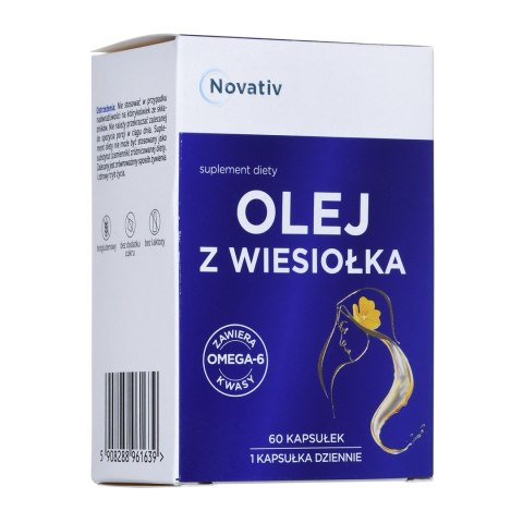 Novativ Olej z wiesiołka 60 kapsułek