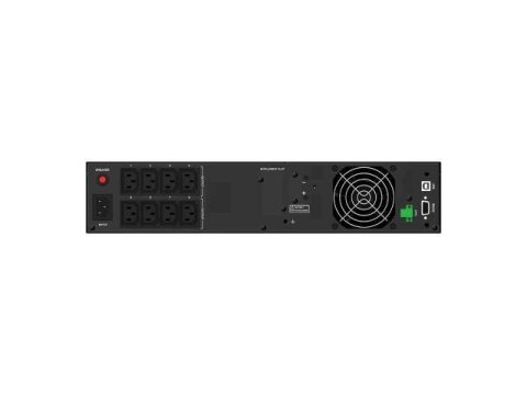 Zasilacz awaryjny UPS Line-interactive 2000VA 8xIEC C13 USB-B EPO LCD 2U Zasilacz awaryjny UPS Line-interactive 2000VA 8xIEC C13 USB-B EPO LCD 2U