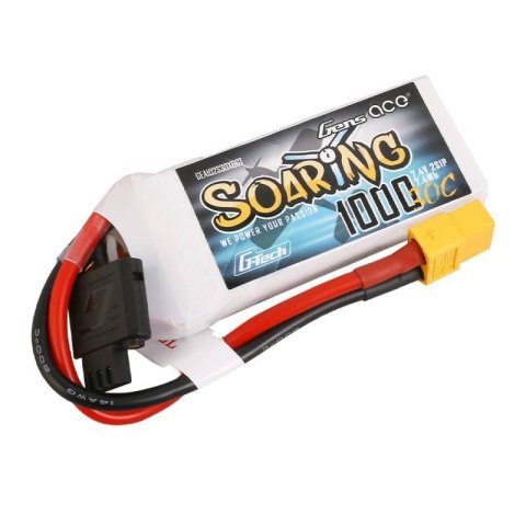 Akumulator Gens Ace G-Tech Soaring 1000mAh 7.4V 30C 2S1P XT60 Akumulator Gens Ace G-Tech Soaring 1000mAh 7.4V 30C 2S1P XT60