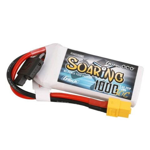 Akumulator Gens Ace G-Tech Soaring 1000mAh 7.4V 30C 2S1P XT60 Akumulator Gens Ace G-Tech Soaring 1000mAh 7.4V 30C 2S1P XT60