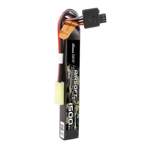 Akumulator Gens ace G-Tech 25C 1500mAh 2S1P 7.4V Airsoft Gun z konektorem mini Tamiya Plug Akumulator Gens ace G-Tech 25C 1500mAh 2S1P 7.4V Airsoft Gun z konektorem mini Tamiya Plug