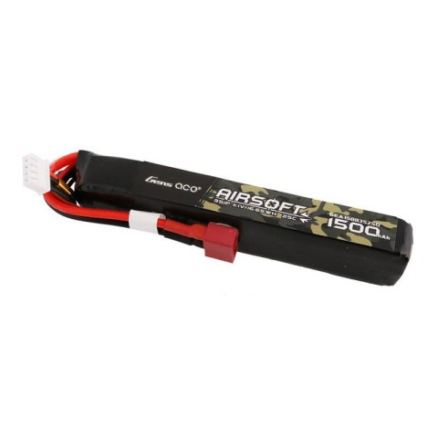 Akumulator Gens ace 25C 1500mAh 3S1P 11.1V Airsoft Gun Lipo z konektorem T Plug Akumulator Gens ace 25C 1500mAh 3S1P 11.1V Airsoft Gun Lipo z konektorem T Plug