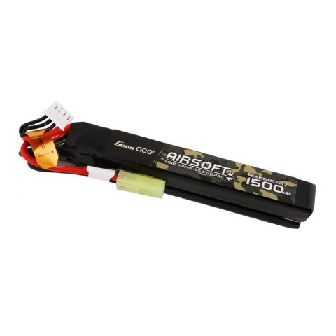 Akumulator Gens ace 25C 1500mAh 3S1P 11.1V Nunchuck 2X Airsoft Gun Lipo z konektorem T Plug Akumulator Gens ace 25C 1500mAh 3S1P 11.1V Nunchuck 2X Airsoft Gun Lipo z konektorem T Plug