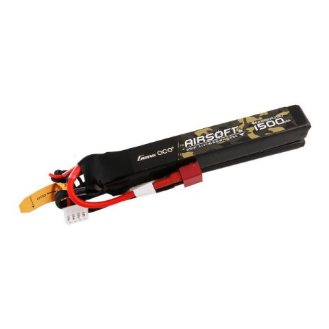 Akumulator Gens ace 25C 1500mAh 3S1P 11.1V Nunchuck 2X Airsoft Gun Lipo z konektorem T Plug Akumulator Gens ace 25C 1500mAh 3S1P 11.1V Nunchuck 2X Airsoft Gun Lipo z konektorem T Plug