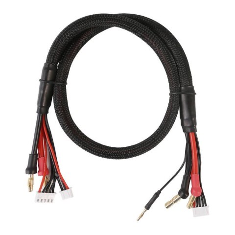 Przewód zasilający Gens Ace 2S/4S: 4mm & 5mm Bullet z konektorem 4.0mm Bullet Przewód zasilający Gens Ace 2S/4S: 4mm & 5mm Bullet z konektorem 4.0mm Bullet