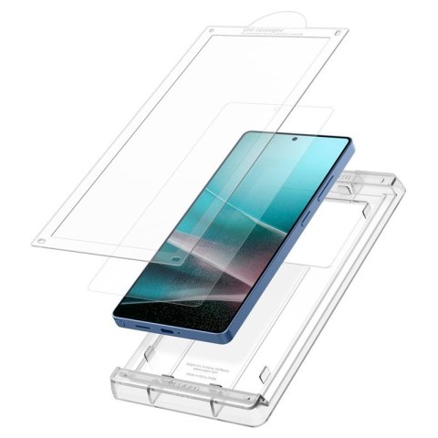 Spigen Elite Shield EZ Fit HD - Szkło hybrydowe do Samsung Galaxy S25 Ultra (Przezroczysty) Spigen Elite Shield EZ Fit HD - Szkło hybrydowe do Samsung Galaxy S25 Ultra (Przezroczysty)