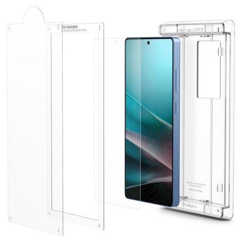 Spigen Elite Shield EZ Fit HD - Szkło hybrydowe do Samsung Galaxy S25 Ultra (Przezroczysty) Spigen Elite Shield EZ Fit HD - Szkło hybrydowe do Samsung Galaxy S25 Ultra (Przezroczysty)
