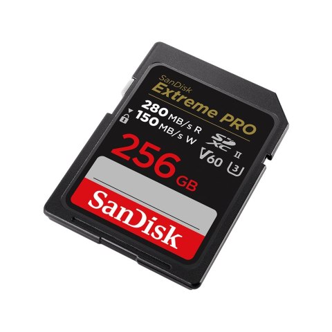 KARTA SANDISK EXTREME PRO SDXC 256GB 280/150 MB/s V60 UHS-II KARTA SANDISK EXTREME PRO SDXC 256GB 280/150 MB/s V60 UHS-II