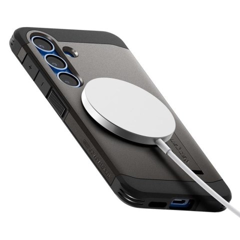 Spigen Tough Armor MagSafe - Etui do Samsung Galaxy S25+ (Gunmetal)