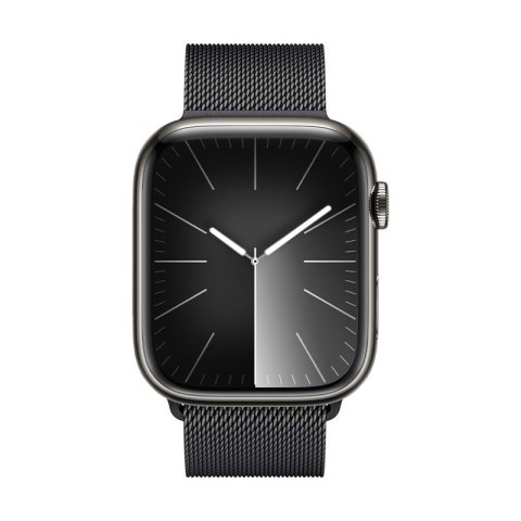 Crong Milano Steel - Pasek ze stali nierdzewnej do Apple Watch 42/44/45/46/49 mm (grafitowy)