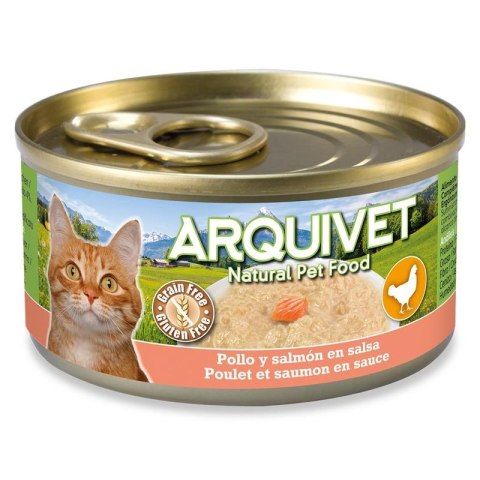 ARQUIVET puszka dla kota kurczak w sosie z krewetkami 80g ARQUIVET puszka dla kota kurczak w sosie z krewetkami 80g