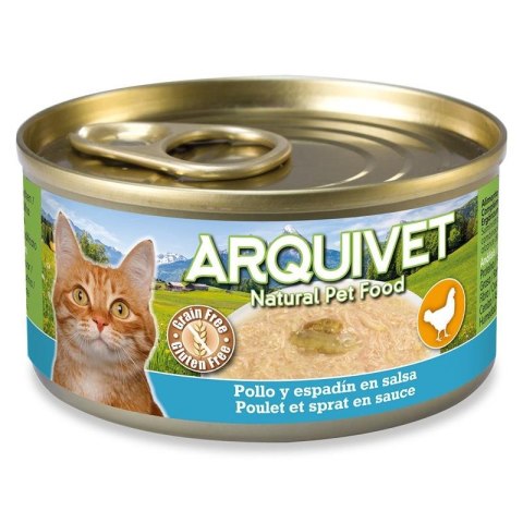 ARQUIVET puszka dla kota kurczak w sosie z warzywami 80g ARQUIVET puszka dla kota kurczak w sosie z warzywami 80g