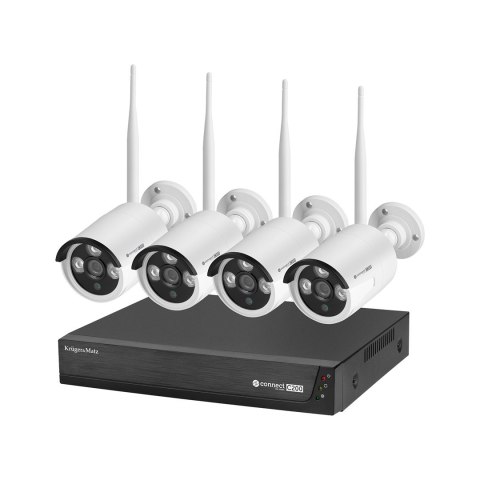 Zestaw do monitoringu WiFi Kruger&Matz Connect C200 Tuya Zestaw do monitoringu WiFi Kruger&Matz Connect C200 Tuya