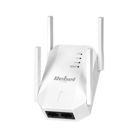 Repeater - wzmacniacz sieci bezprzewodowej 2.4+5 GHz Rebel Repeater - wzmacniacz sieci bezprzewodowej 2.4+5 GHz Rebel