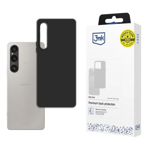 3mk Matt Case - Etui do Sony Xperia 1 VI (Czarny) 3mk Matt Case - Etui do Sony Xperia 1 VI (Czarny)