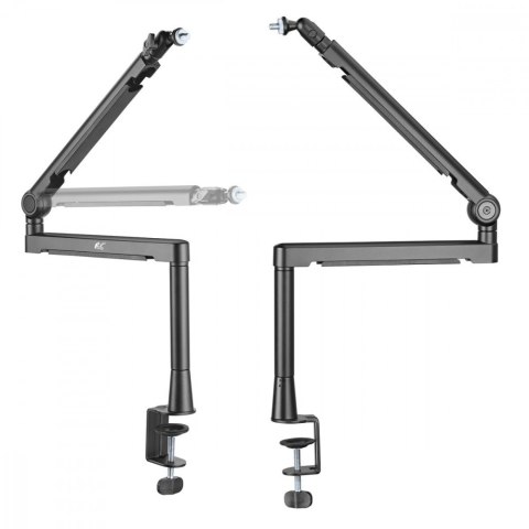 Uchwyt statyw aluminiowy do mikrofonu uniwersalny biurkowy NanoRS RS471 Uchwyt statyw aluminiowy do mikrofonu uniwersalny biurkowy NanoRS RS471
