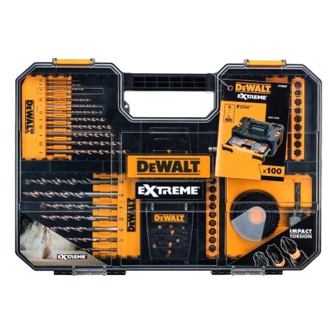 Zestaw wierteł DeWalt Extreme DT70620T-QZ (100 szt.) Zestaw wierteł DeWalt Extreme DT70620T-QZ (100 szt.)