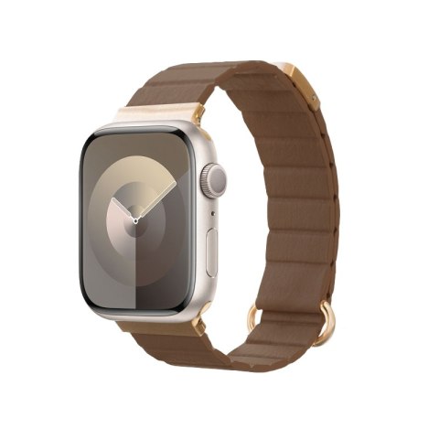 Crong Eclipse - Skórzany pasek magnetyczny Apple Watch 38/40/41/42mm (brązowy) Crong Eclipse - Skórzany pasek magnetyczny Apple Watch 38/40/41/42mm (brązowy)