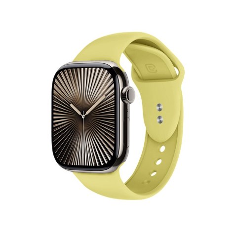 Crong Liquid - Pasek do Apple Watch 38/40/41/42mm (słomkowy)