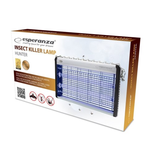 ESPERANZA LAMPA OWADOBÓJCZA HUNTER EHQ006 ESPERANZA LAMPA OWADOBÓJCZA HUNTER EHQ006