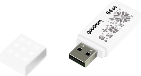 GOODRAM FLASHDRIVE 64GB UME2-WINTER WHITE USB 2.0 GOODRAM FLASHDRIVE 64GB UME2-WINTER WHITE USB 2.0