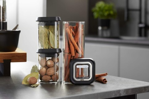 Zestaw 4 szklanych pojemników GEFU PANTRY G-12806 Zestaw 4 szklanych pojemników GEFU PANTRY G-12806