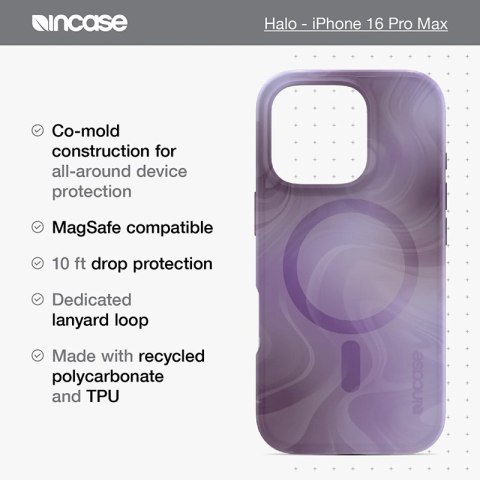 Incase Halo Case MagSafe - Etui iPhone 16 Pro Max (Oil Slick Ocean) Incase Halo Case MagSafe - Etui iPhone 16 Pro Max (Oil Slick Ocean)