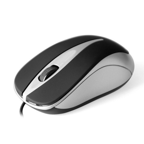 Mysz optyczna 800dpi srebrna MT1091S Mysz optyczna 800dpi srebrna MT1091S