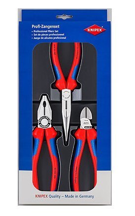 KNIPEX 00 20 11 zestaw szczypiec do prac warsztatowych i serwisowych 3szt. KNIPEX 00 20 11 zestaw szczypiec do prac warsztatowych i serwisowych 3szt.